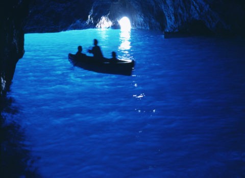 青の洞窟 カプリ島