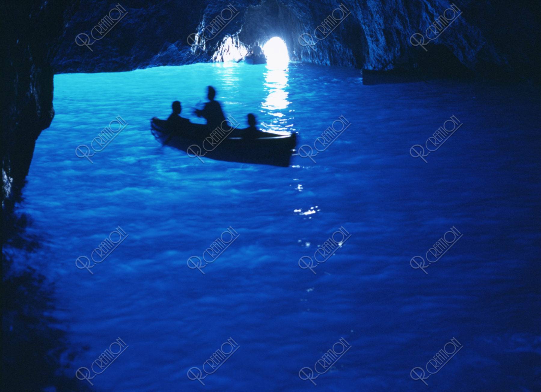 青の洞窟 カプリ島