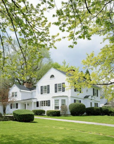 新緑と白い家 Ｎ．Ｙ． 州