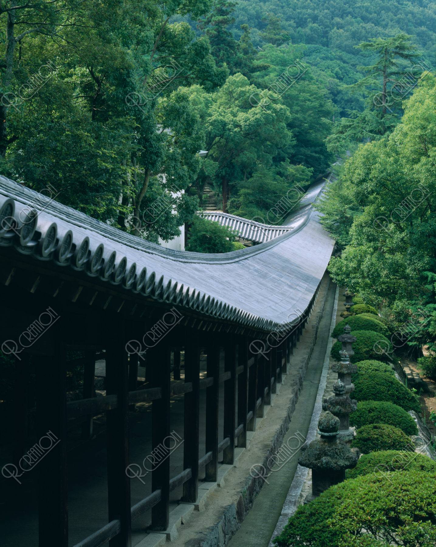 吉備津神社 廻廊