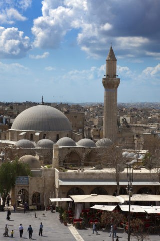 モスクとアレッポ市内 世界遺産