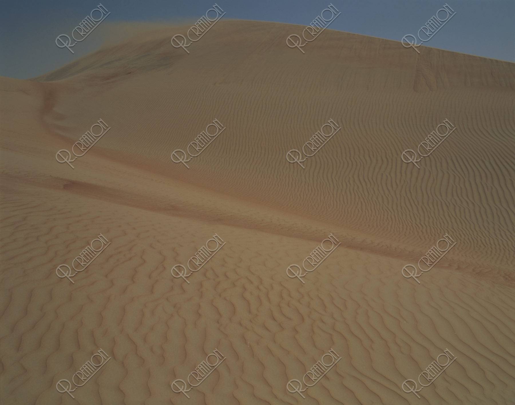 アラブハーリー砂漠の砂紋