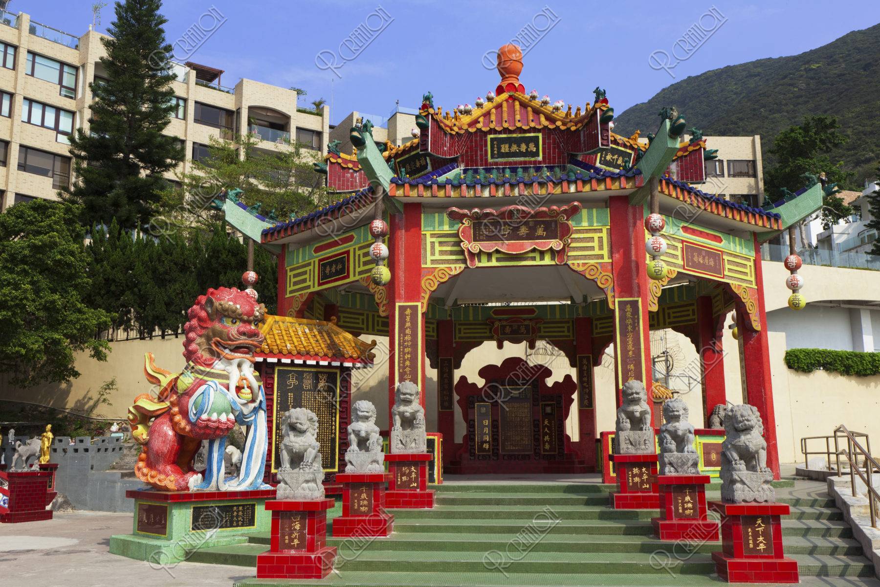 香港 天后廟 | ストックフォト | アールクリエーション