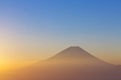 富士山 朝
