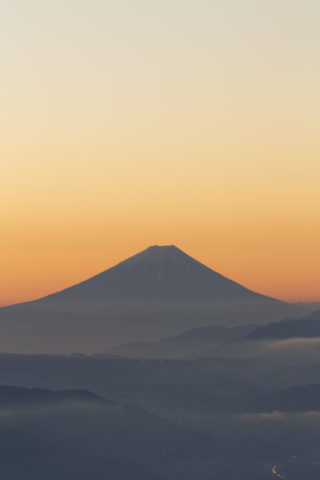 高ボッチからの富士山