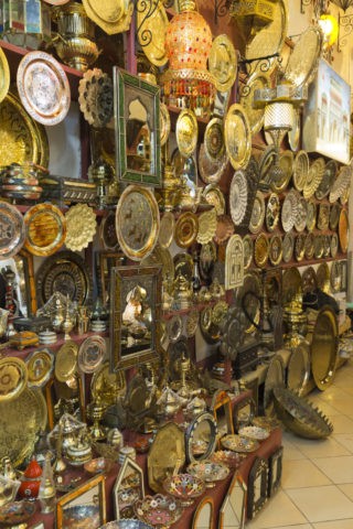 銅製品 土産物店