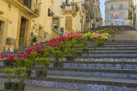 サンタマリアデルモンテの階段