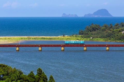 由良川橋梁と京都丹後鉄道