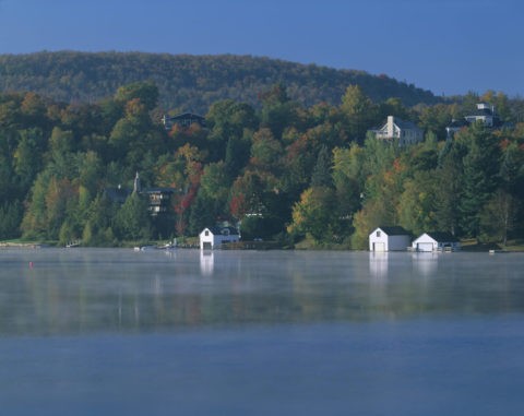 秋のサーブル湖
