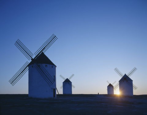 ラ．マンチャの風車 スペイン
