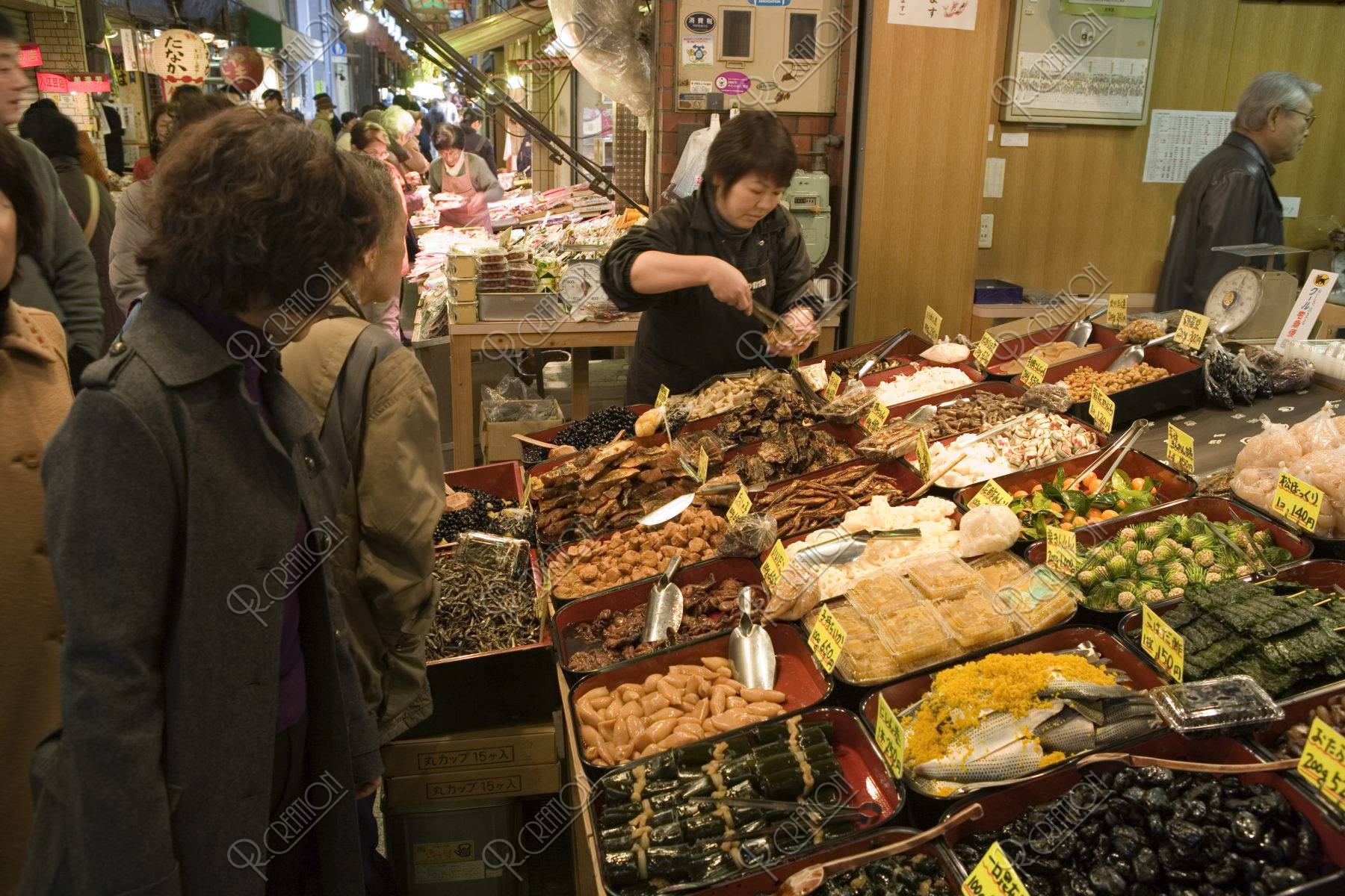 錦市場 市場 年末 師走 正月 買い物 おせち料理 ストックフォト アールクリエーション