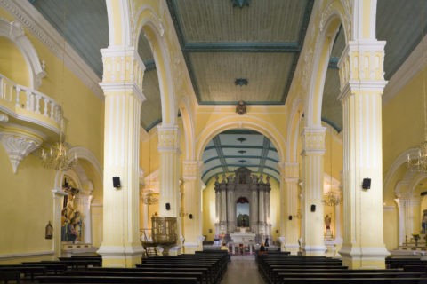 聖オーガスティン教会内部 世界遺産