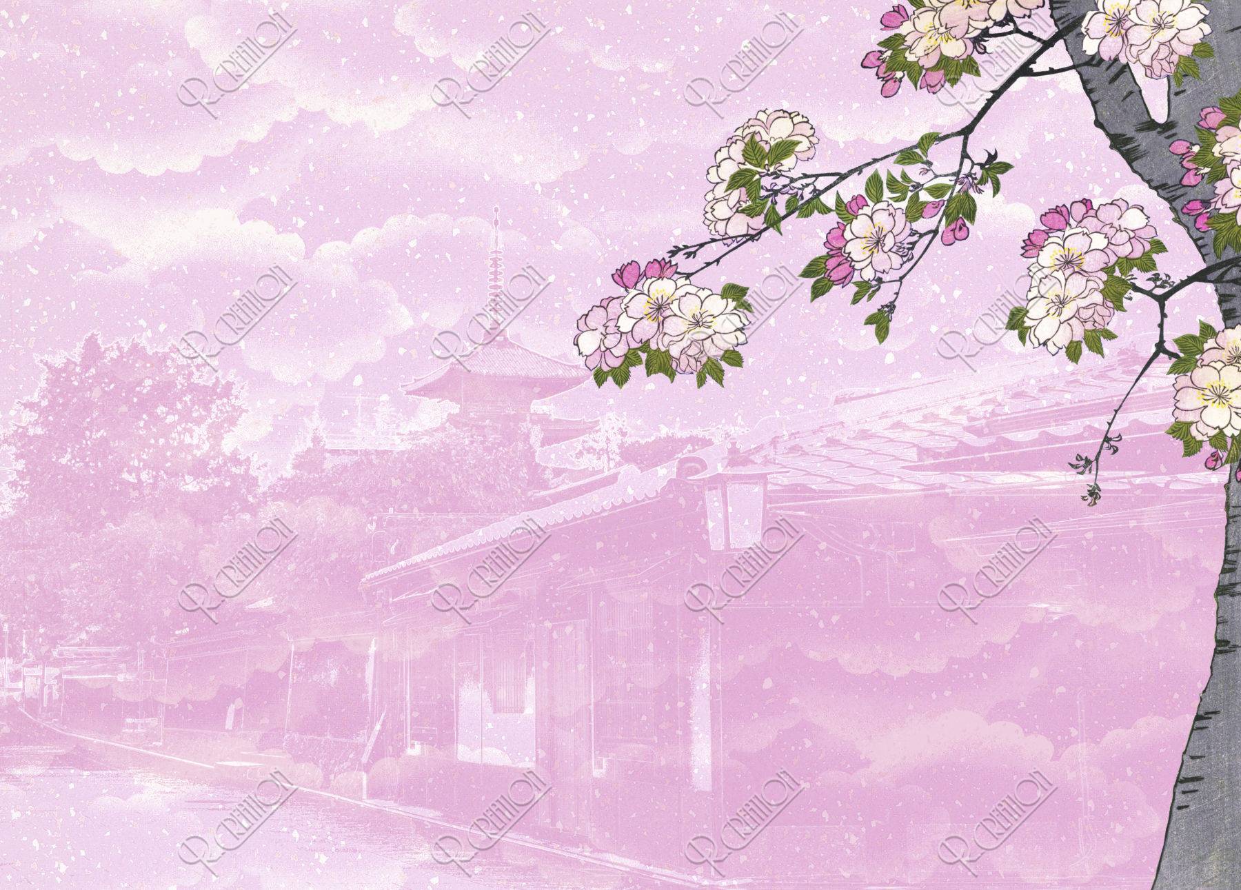 京都と桜のイメージ