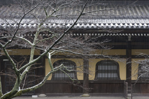 雪の南禅寺法堂