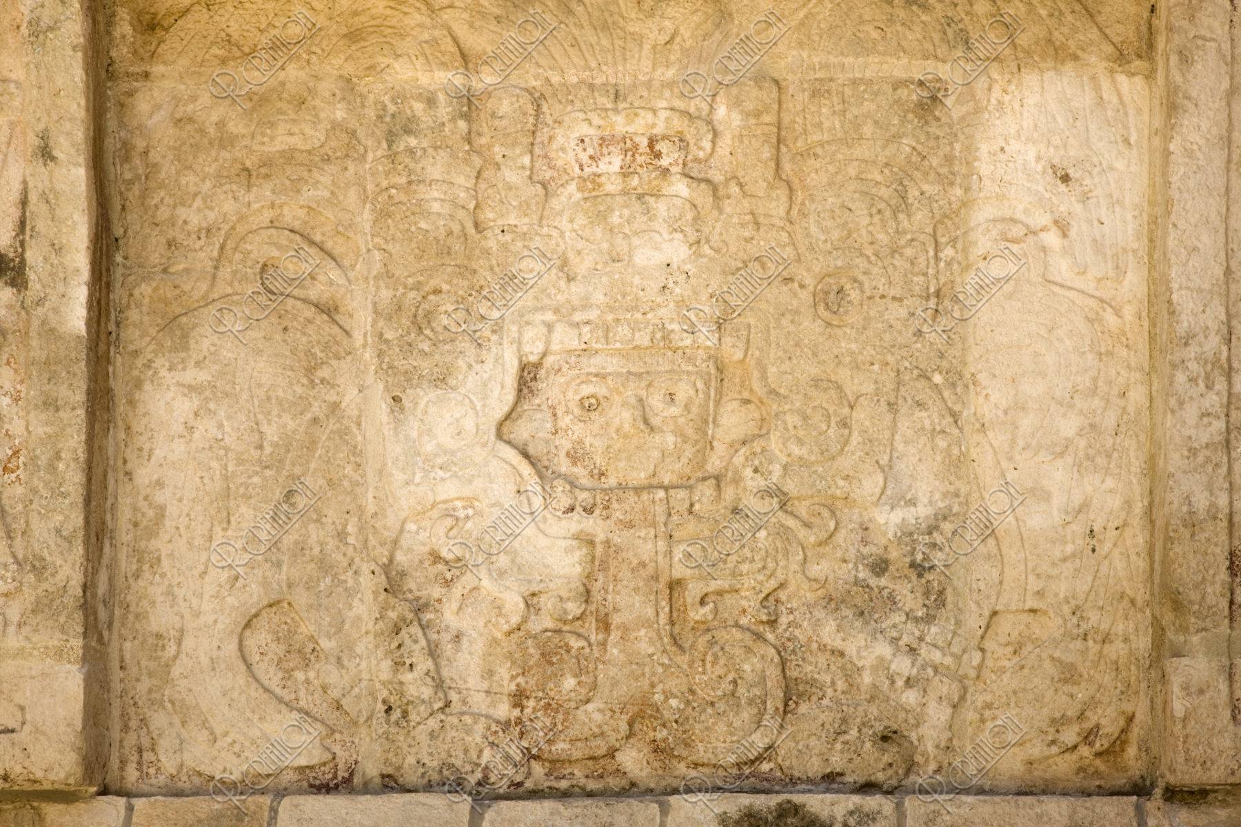 チチェンイッツァ遺跡 金星の台座 レリーフ 世界遺産