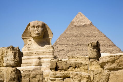 スフィンクスとカフラー王のピラミッド 世界遺産