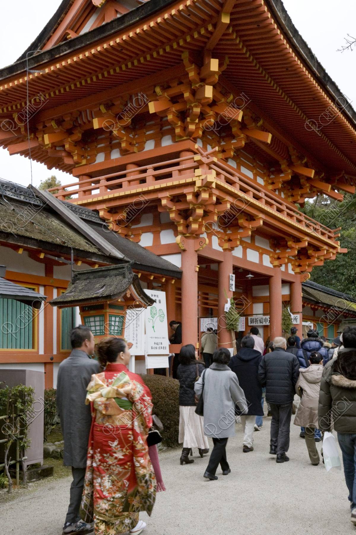 上賀茂神社の初詣 世界遺産