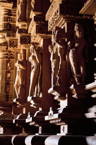カジュラホ西群 ラクシュマナ寺院 彫刻 世界遺産