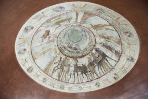 トラキア人の墓 天井画 レプリカ 世界遺産
