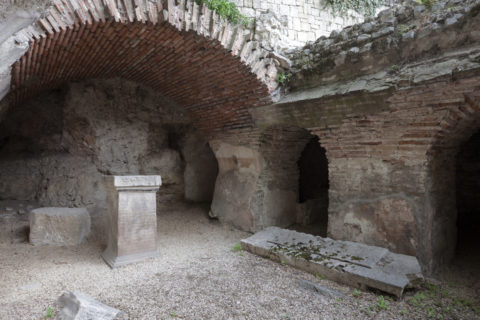 ローマの浴場跡