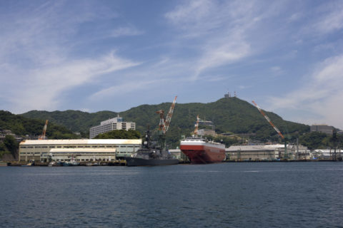 長崎港と造船所