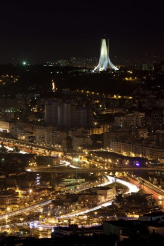 アルジェ港夜景