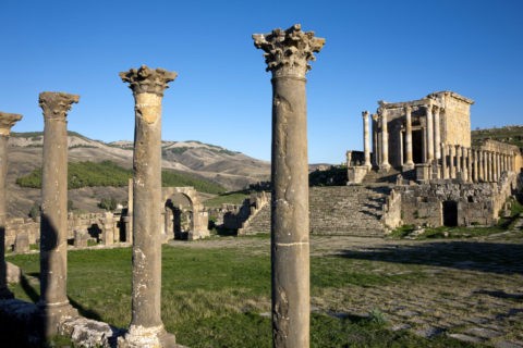 ジェミラ遺跡 セプティミウス帝の神殿 世界遺産