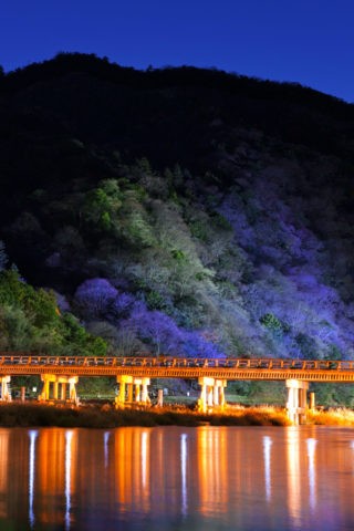 嵐山花灯路 渡月橋