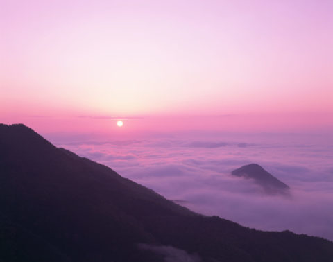 大江山からの雲海と朝日