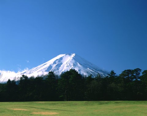 新雪 富士山