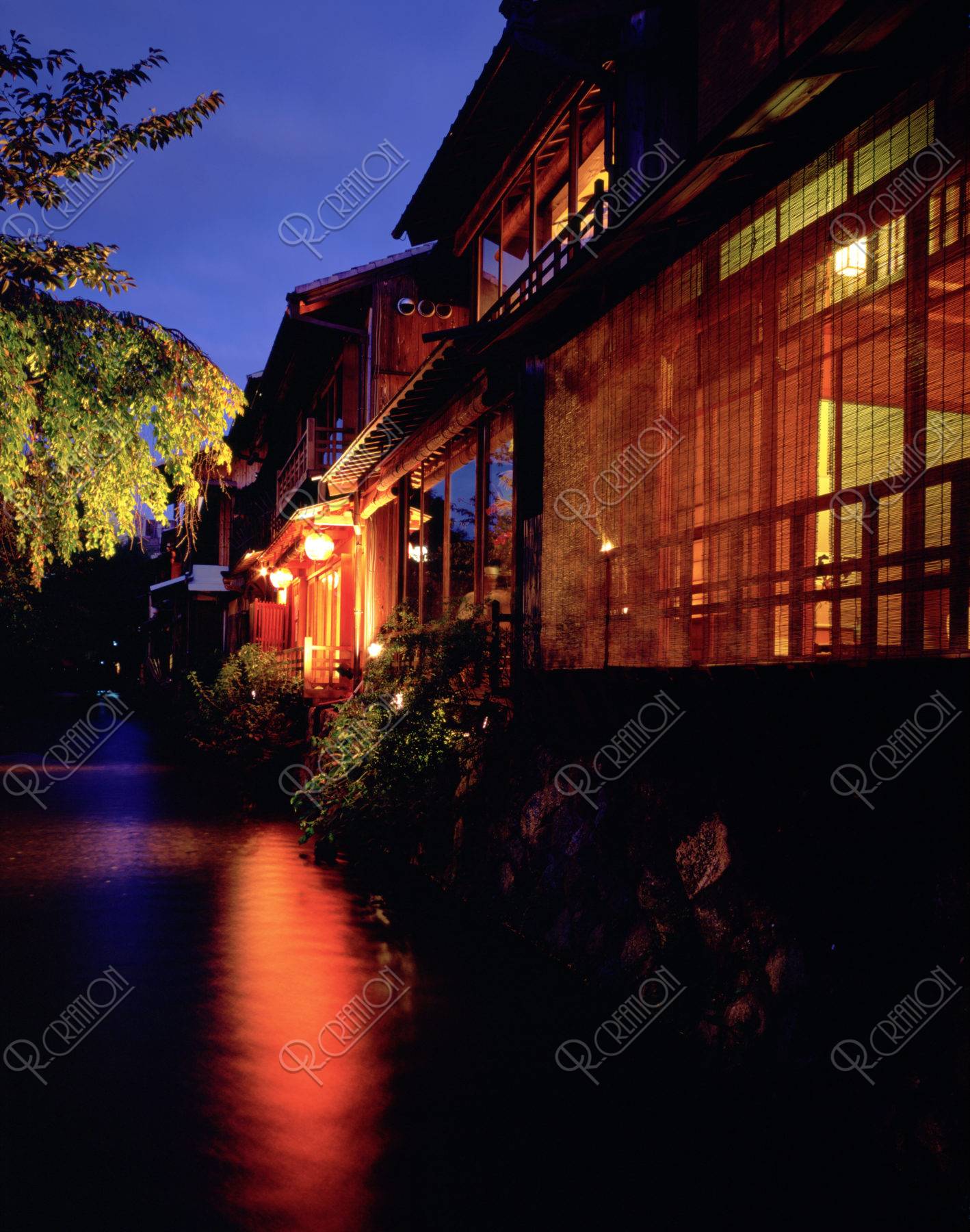 祇園白川の夜景