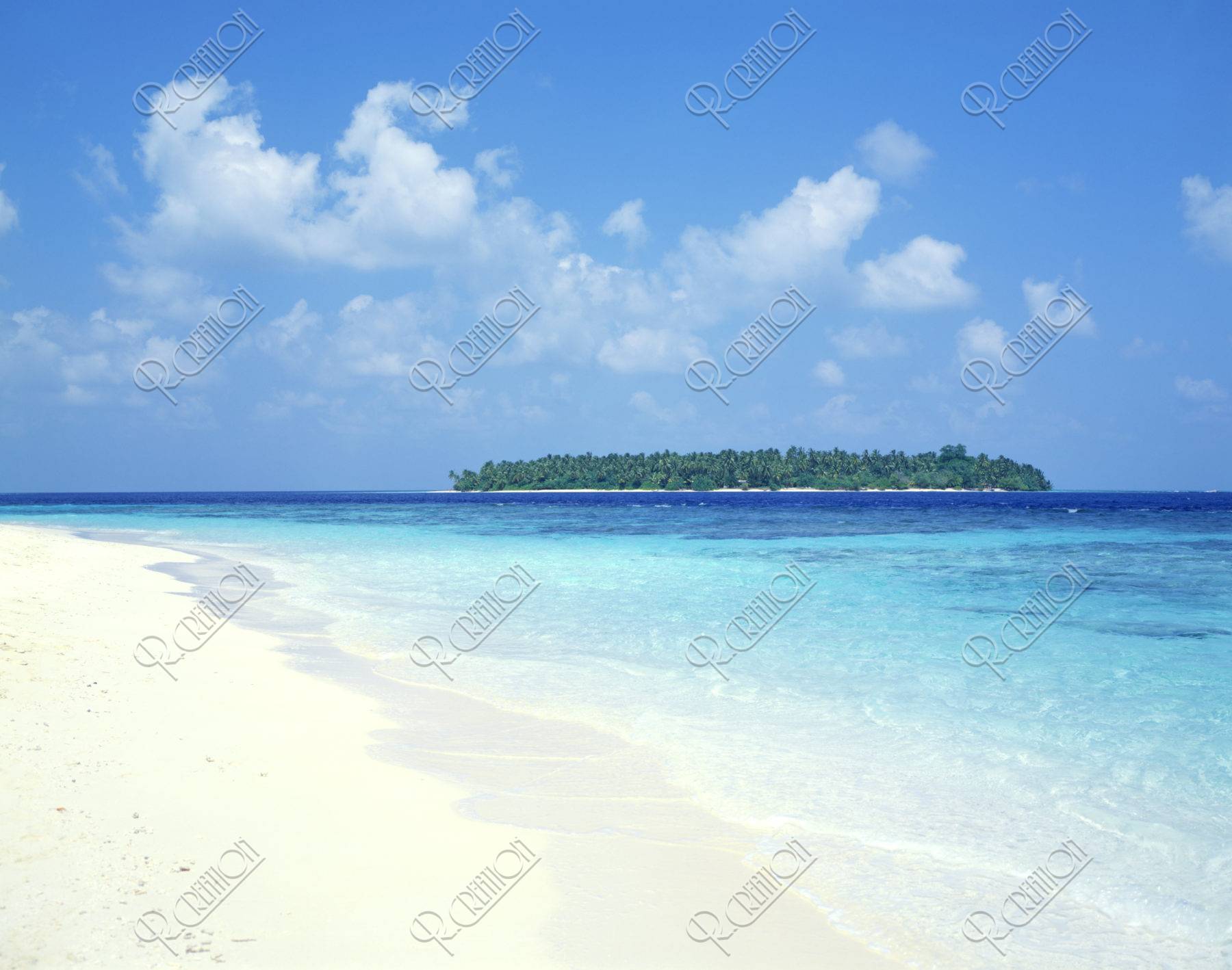 ビーチと島 モルディブ