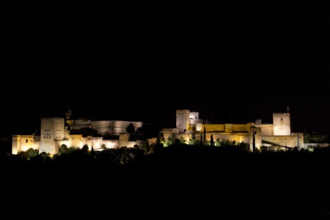 アルハンブラ宮殿 夜景