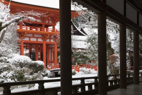 上賀茂神社 雪