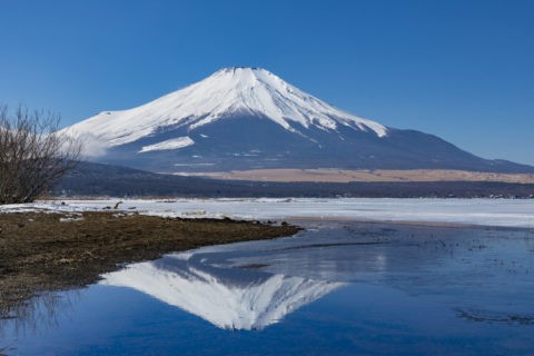 逆さ富士 山中湖