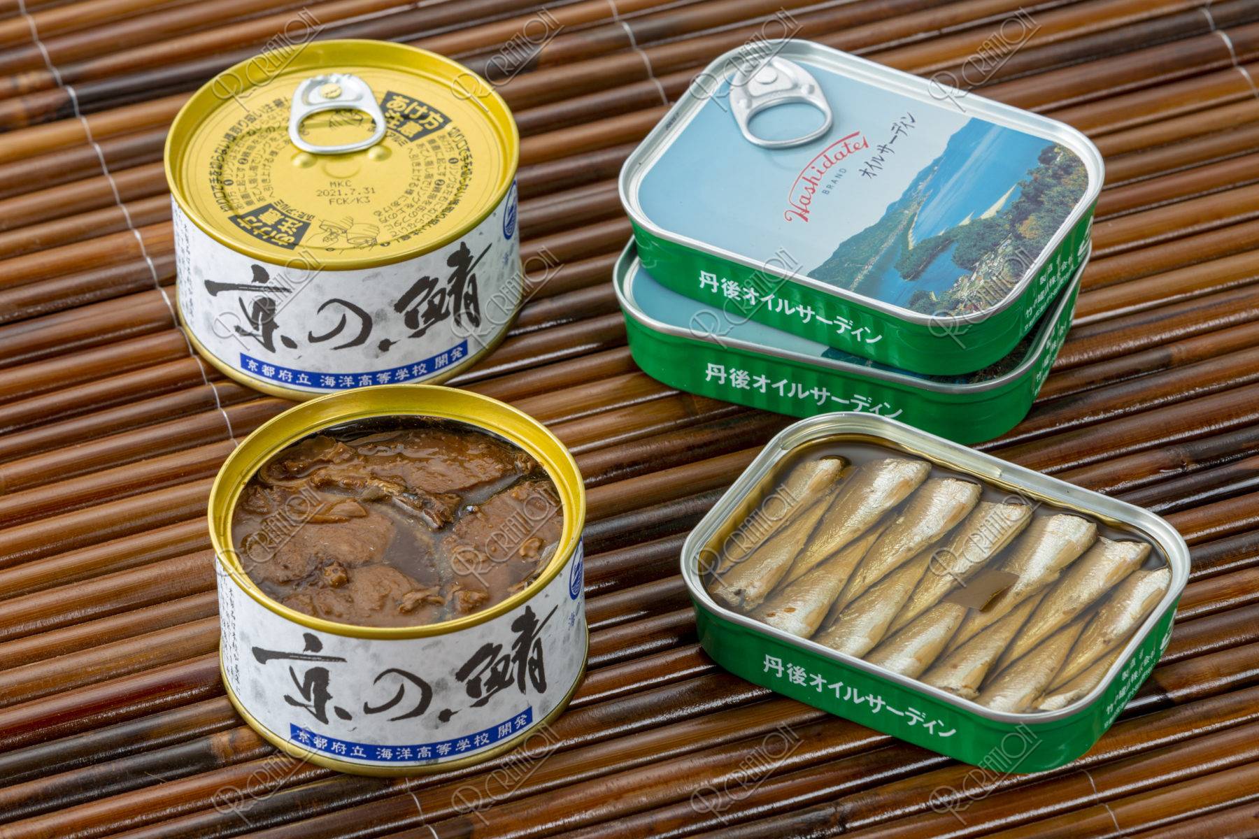 オイルサーディンと鯖の缶詰