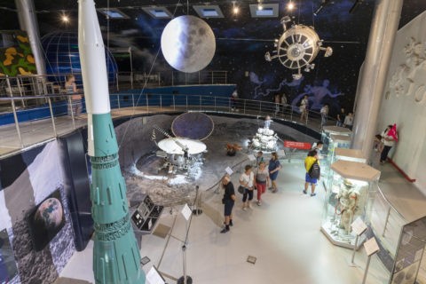 宇宙飛行士記念博物館 内部