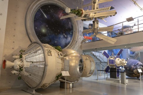 宇宙飛行士記念博物館 内部