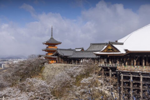 清水寺雪景色