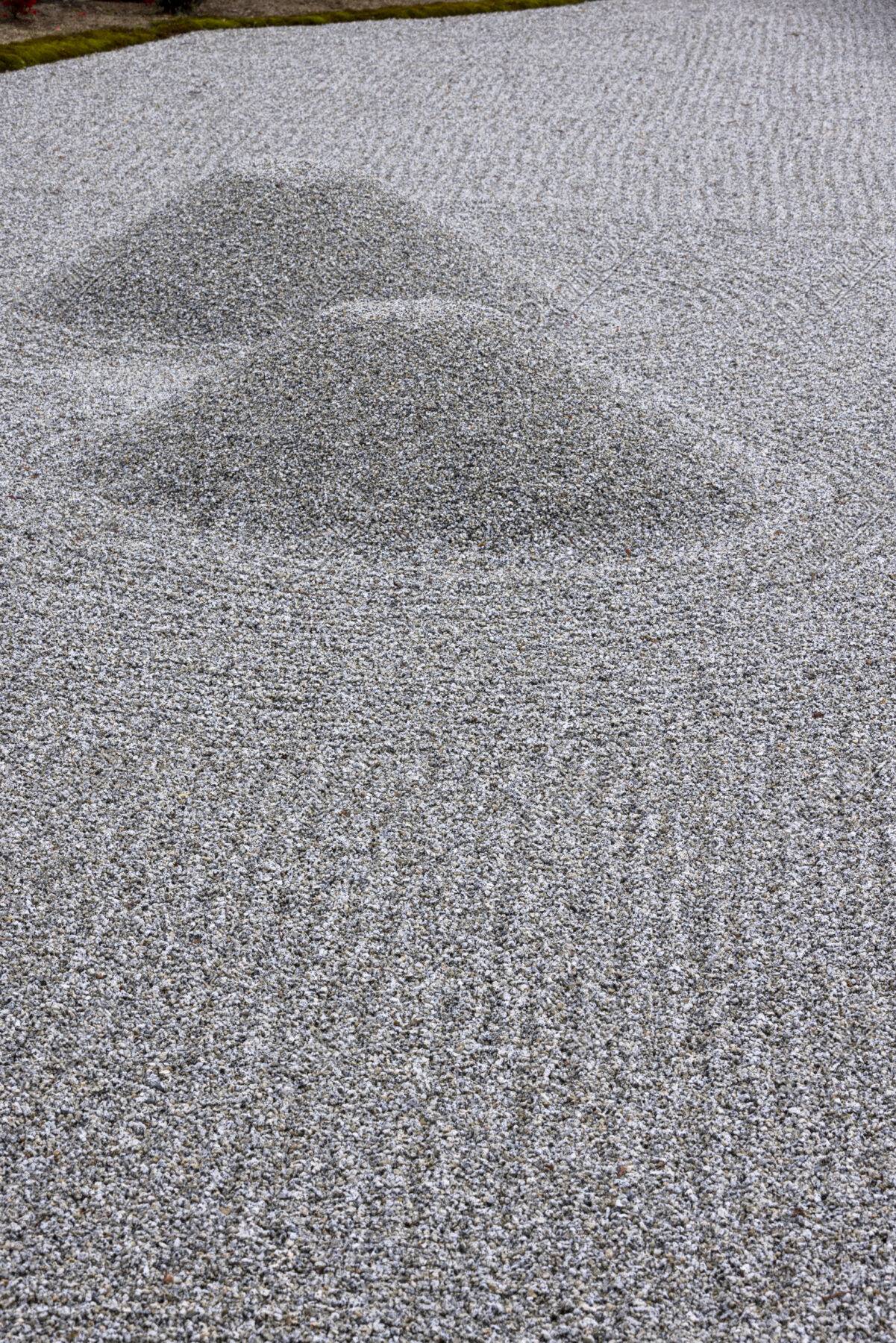 曼殊院 庭園の砂盛
